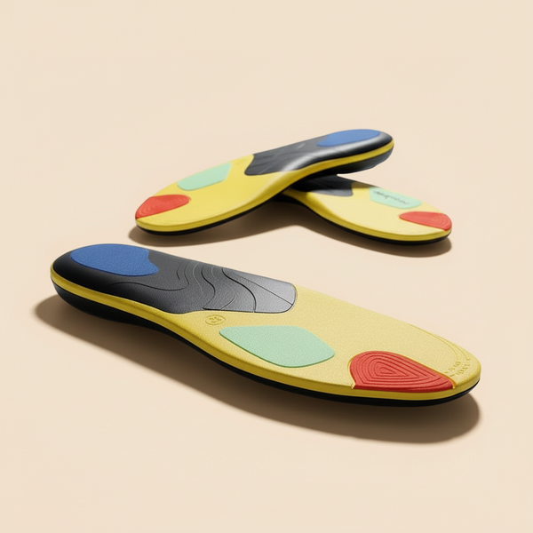Exact insoles with beige background